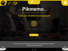 Tablet Screenshot of pikmemo.com
